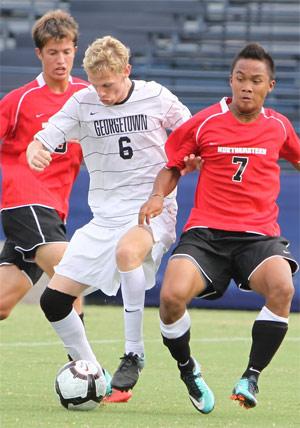 georgetown men's college soccer player ian christianson