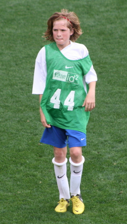 club soccer player Clay Holstad