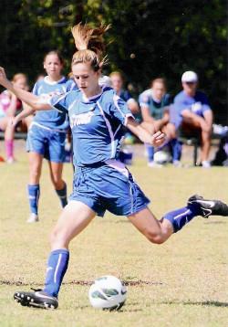 Blair Thorpe, girls club soccer, SMU