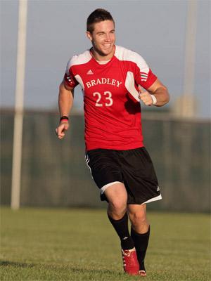 bradley mens college soccer player bryan gaul