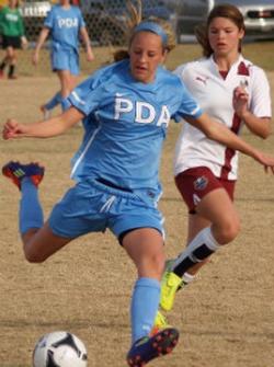 Brooke Carty, girls club soccer, PDA