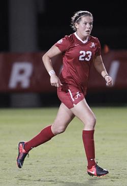 Merel Van Dongen, college soccer, Alabama