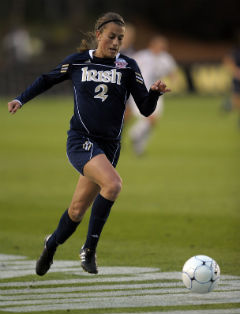 Mandy Laddish college soccer Notre Dame