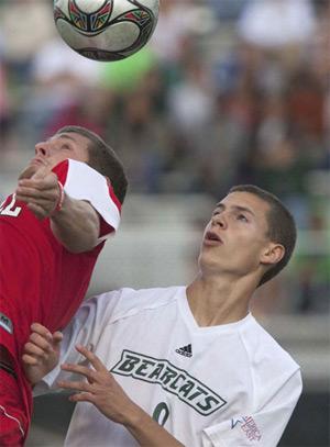 mens college soccer player jake keegan
