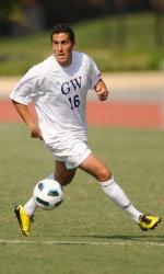 george washington mens college soccer player  Zach Abaie