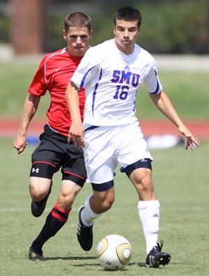 smu mens college soccer player juan castillo