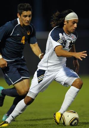 notre dame men's college soccer player adam mena