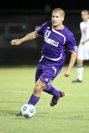 evansville men's college soccer player
