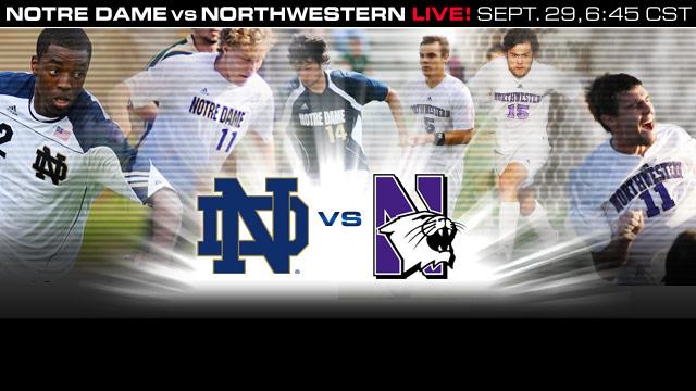 Notre Dame, Northwestern play rivalry LIVE!