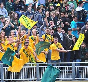 cal poly mens college soccer crowd