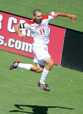 indiana men's soccer player will bruin