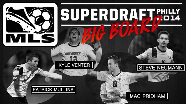 2014 MLS Draft Big Board: Final Edition