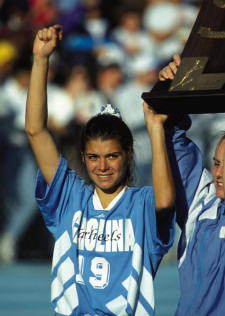 Mia Hamm UNC soccer