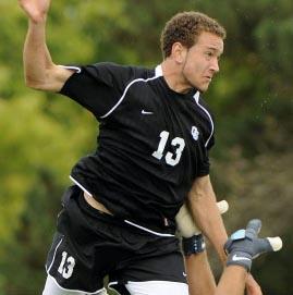 mens college soccer player