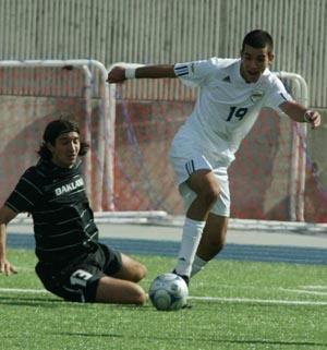 mens college soccer player