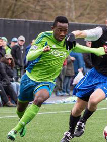 Seyi Adekoya Seattle Sounders soccer