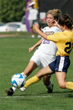 womens college soccer player from james madison