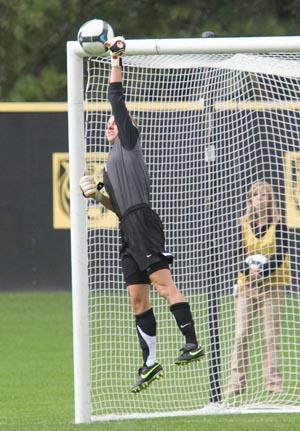 women college soccer player