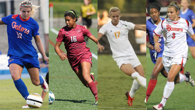 Top 10 forwards in women's college soccer