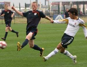 elite boys club and college soccer players at a boys club soccer tournament