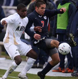 men's college soccer player