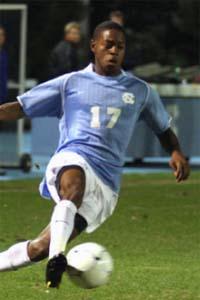 Men's college soccer player from North Carolina