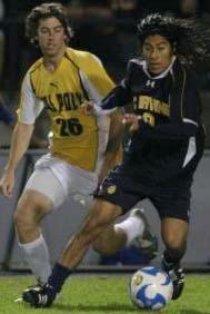 Men's college soccer player Irving Garcia from UC Irvine.