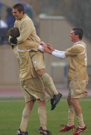 Tulsa men's college soccer player.