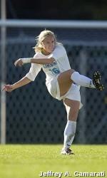 women 's college soccer player goalkeeper