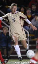 Women's College soccer player 