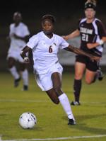 Women's college soccer player