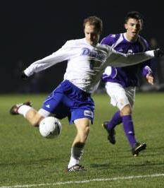 Drake men's college soccer player.