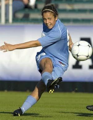 North Carolina women's soccer player Casey Nogueira.