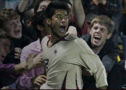 Boston College men are coming on strong