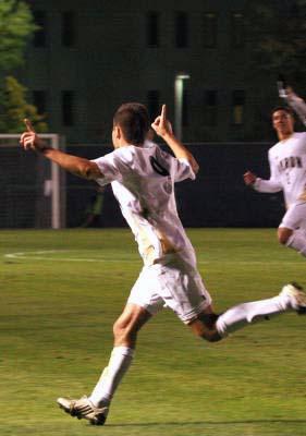 Akron men's college soccer player Michael Nanchoff.
