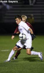Connecticut men's college soccer player Carlos Alvarez.