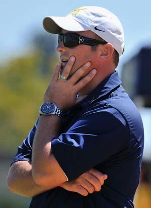 Cal women's college soccer coach Neil McGuire.