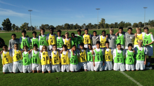 The best XI boys from the Arizona id2 camp