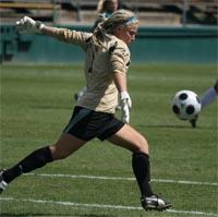 Cal Poly women's soccer player Coral Hoover.
