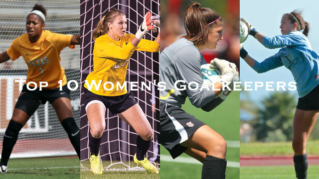 Top 10 goalkeepers in DI women's soccer