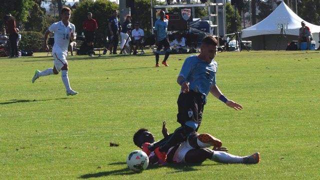 U18s struggle to adjust against Uruguay