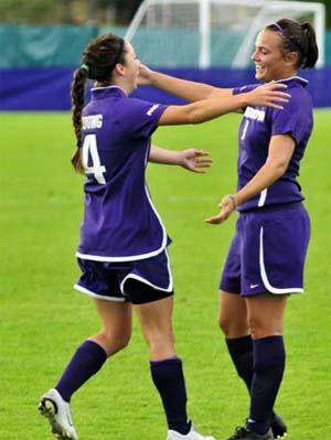 Washington women's college soccer players.