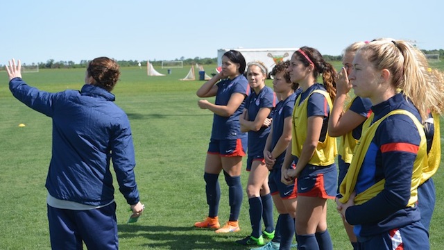 U20 WNT preps for NTC Invitational tests