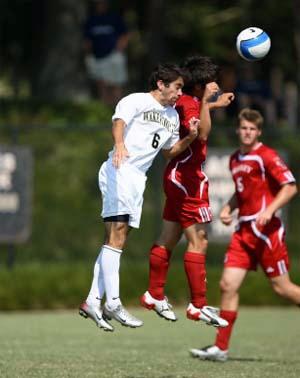 Wake Forest men's college soccer player Austin da Luz.