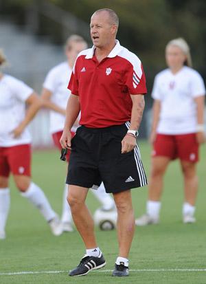 indiana women's college soccer coach mick lyon