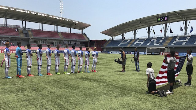 U17 MNT stomps Jamaica 5-0 to open group