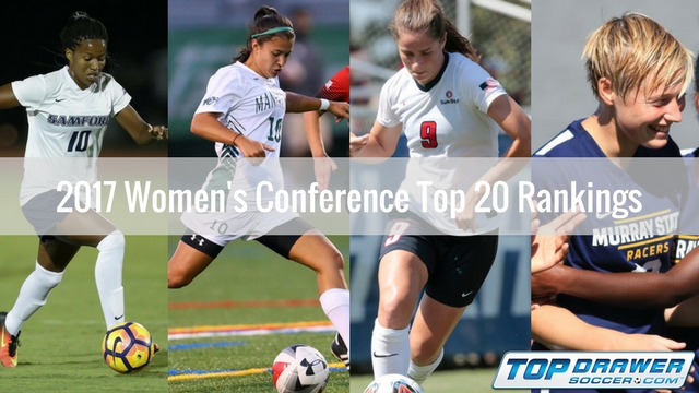 Postseason Women's Conference Top 20 Update