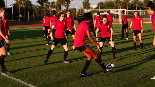 U23 WNT opens 2018 with LA training camp