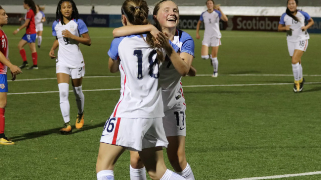 U.S. U17 WNT opens qualifying with 4-0 win
