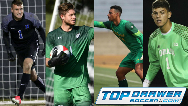 Top 10 Men's DI goalkeepers